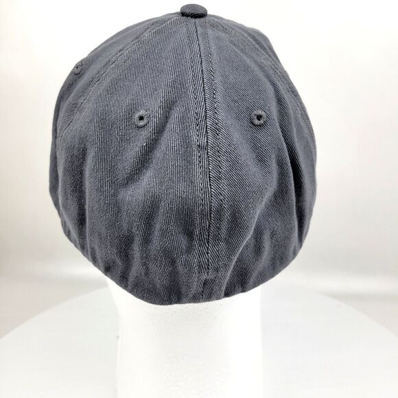 Life is Good Mountain Sunrise Chill Cap Hat Gray Large Stretch Fit Arched Brim - Picture 4 of 8